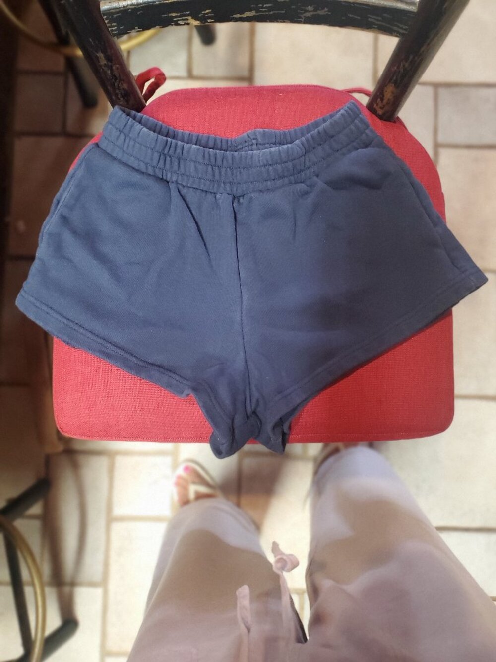 Fancy D Boutique Navy Blue Lifestyle Shorts MDW Drop Rare Size Extra Small/Small